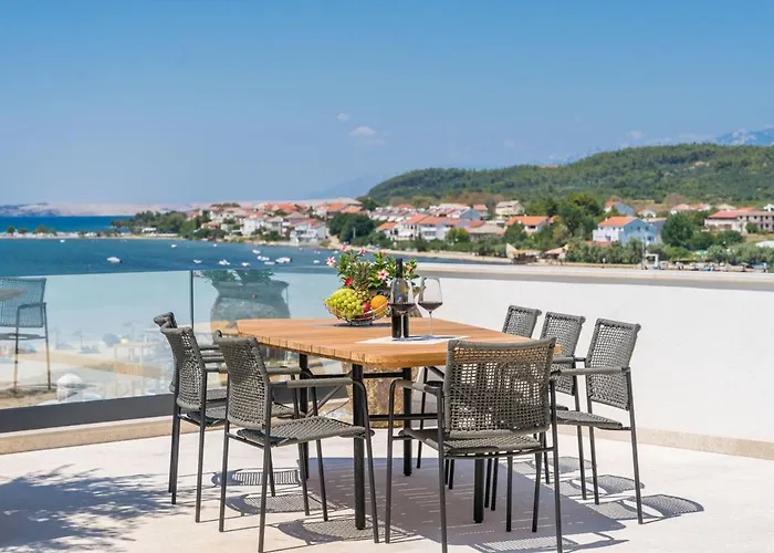 Four Seasons Seaside B With Heated Pool And Jacuzzi, Zadar 빌라 Ražanac